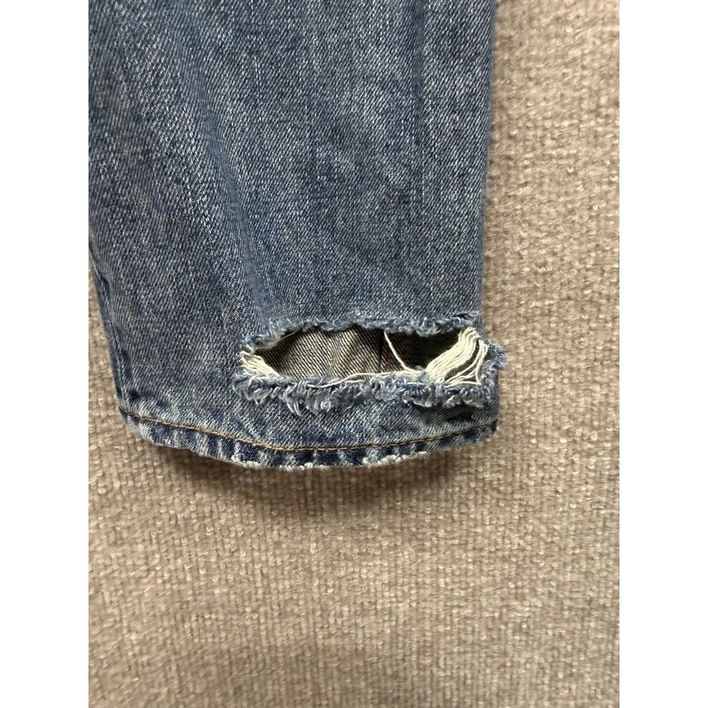 Denim & Supply Ralph Lauren Jeans 31x32 USA Flag Eagle Distressed Slim Vintage - Picture 13 of 16